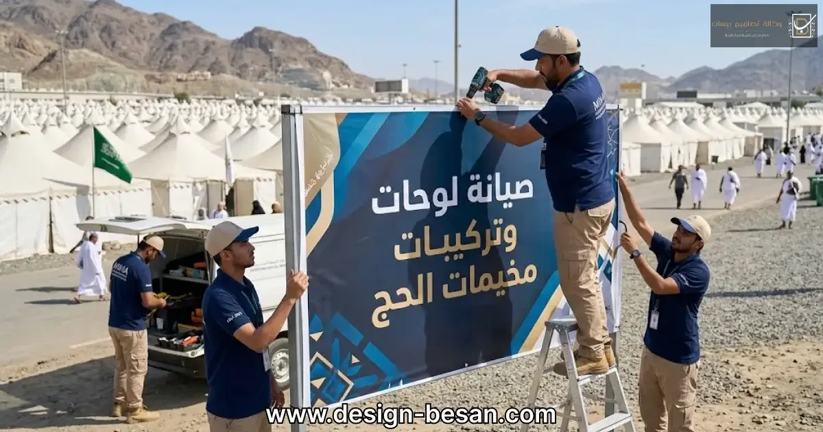صيانة لوحات وتركيبات مخيمات الحج: خطة طوارئ أيام التشريق