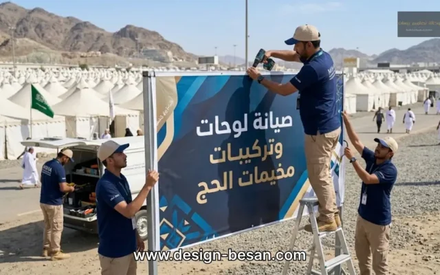 صيانة لوحات وتركيبات مخيمات الحج: خطة طوارئ أيام التشريق