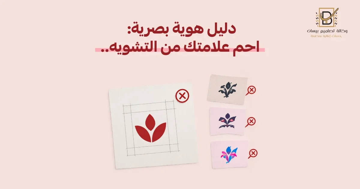 دليل هوية بصرية: احم علامتك من التشويه | تصاميم بيسان