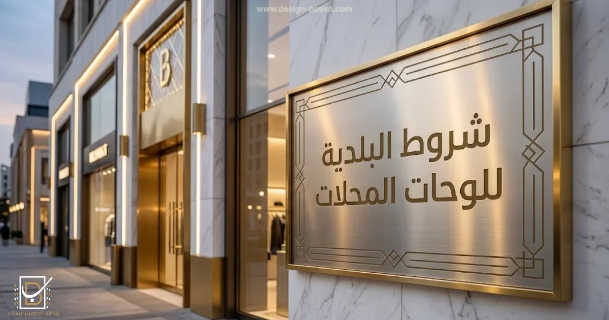 شروط البلدية للوحات المحلات 2026: تجنب الغرامات (بدون تعقيد)
